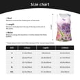 thumbnail image 5 of Gukieu Flowers And Colorful Butterflies Print Women's Quick-drying Fitness Vest, Round Neck Sleeveless Fitness T-shirt, Suitable for Yoga, Sports-X-Large, 5 of 7