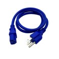Kentek 3 FT Blue AC Power Cable AC Cord for LG TV 42LG50 42LG70 42LK450 42LK550 42LK520 32LV2500