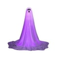 thumbnail image 2 of Sahpxhe Halloween Decorative Ghost with Lights, Scary Horrific Ghost Decorations for Halloween Porch, Courtyard, Party, Spooky Houses Decor 35.5-65Inch Purple, 2 of 6