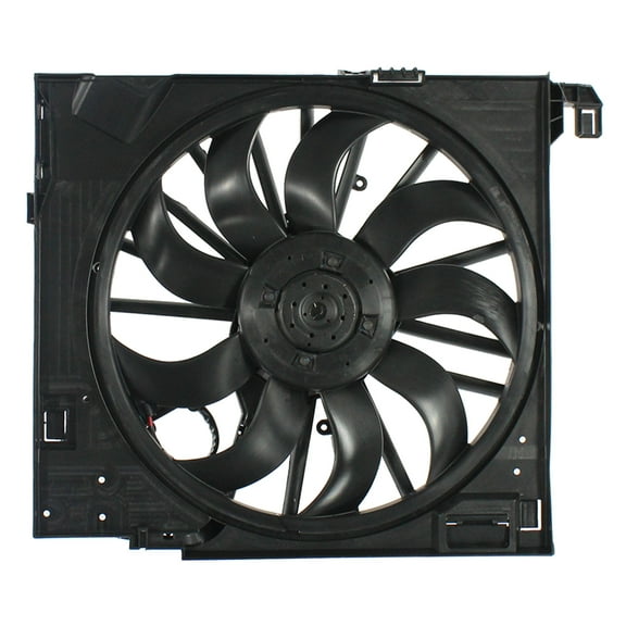 Agility Auto Parts 6010352 Dual Radiator and Condenser Fan Assembly for Jaguar Specific Models