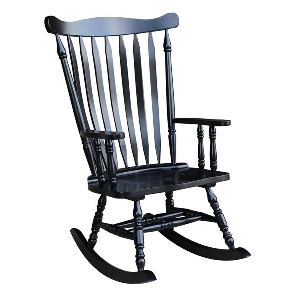 International Concepts Colonial Rocking Chair - Antique Black