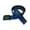 blue, variant on Women Men Jeans Versatile Waist Band Canvas Strap Hip Hop Belt Automatic Buckle Waistband PURPLE