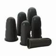 thumbnail image 2 of Finger Protectors,1 Pieces, Silicone Finger Protectors, 3 Sizes Rubber Fingers Thimble Protectors Guard Tips Caps Pads Cover for Hot Glue Gun | Embroidery | Sewing | Cutting| Sorting Task - Black, 2 of 9