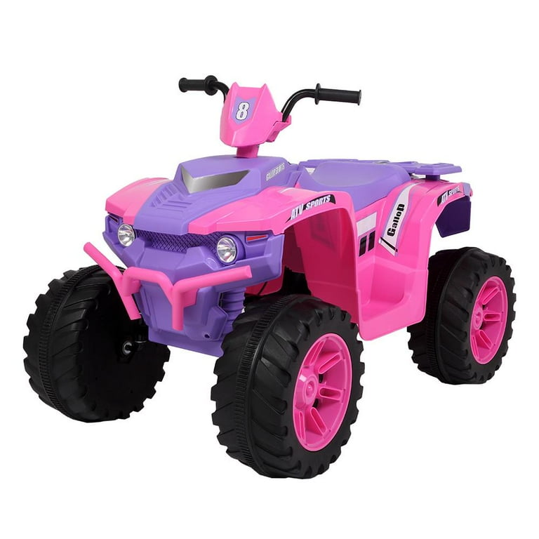 Pink quad power wheels deals