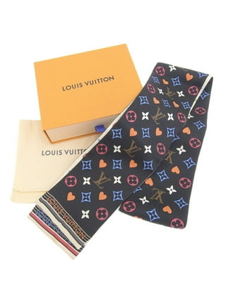 Authenticated Used Louis Vuitton LOUIS VUITTON bandeau trunk narrow scarf  beige x red M73964 
