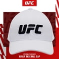 thumbnail image 2 of Gorra de Béisbol Ajustable Snapback Blanca Concept One UFC, 2 of 6