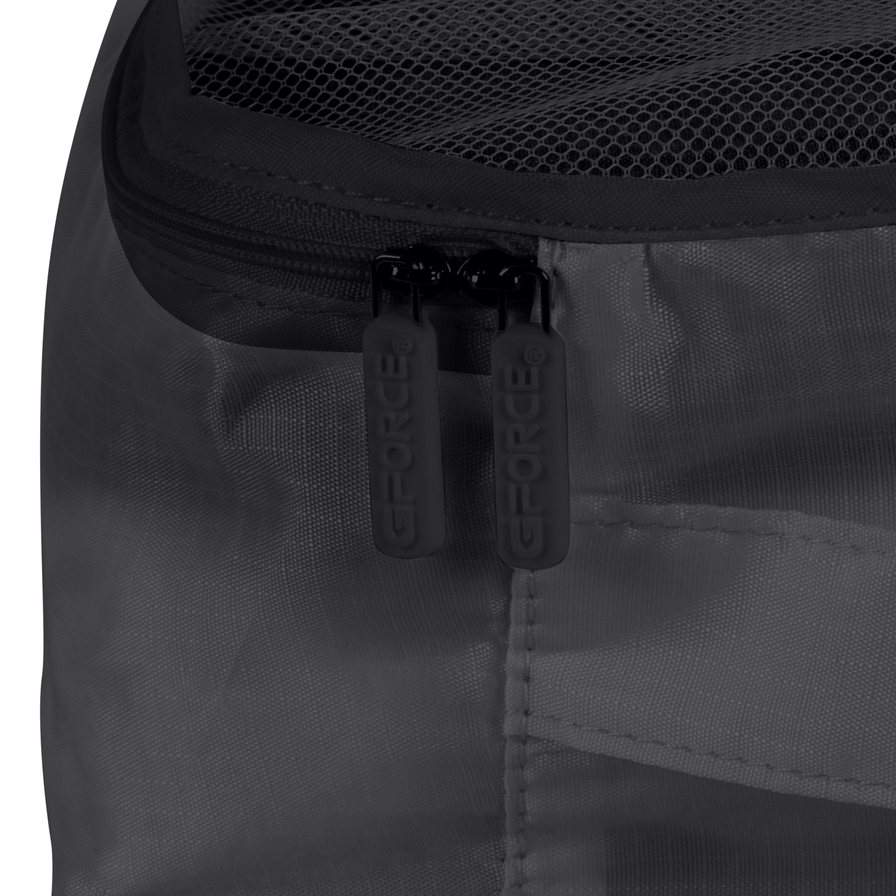 G-Force 6 Piece Ultimate Polyester Traveling Set in Black