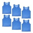 thumbnail image 2 of 6 piezas chalecos de fútbol camisetas de fútbol de peso ligero Conveniente ropa portátil Talla, 2 of 8