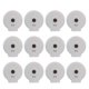 thumbnail image 1 of Dispensador de Papel Higiénico Ovalado Junior 9 pulgadas Paquete 12 unidades Color Blanco Rollos de Papel de hasta 300 metros Fabricado en ABS, 1 of 8