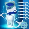 thumbnail image 3 of RAGUPEL 2026 New High-Quality Dental Floss Picks 100 Count,Comfortable Grip,Easy to Use for Effective Oral Hygiene Disposable Products for Home,Travel,Dental Office, 3 of 6