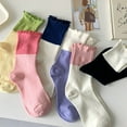 thumbnail image 2 of Zhuge 10 Pairs Women's Thin Cotton Socks,Soft Cotton Bootie Socks Women Above Ankle Crew Socks (PBlack), 2 of 2