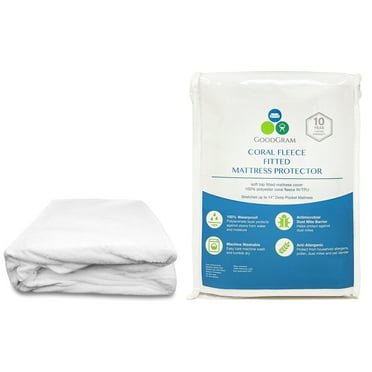100% Waterproof Ultra Soft Premium Terry Cloth Hypoallergenic Deep Pocket Fitted Mattress Cover Protectors (Can Be Used For Pillow Top Mattresses As Well) - Full Size