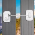 thumbnail image 6 of 2PCS Fridge Lock, Upgraded Refrigerator Lock for Freezer, Cabinets and Drawers, Air Fryer, Closets, Windows, Doors, Durable ABS with Backing, No Tools Needed, 6 of 7