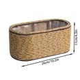 thumbnail image 3 of Tong Natural Wicker With Liner Handwoven For Indoor And Outdoor Use Perfect For Home Cottage & Garden, 3 of 6