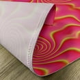 thumbnail image 5 of Ambesonne Pink Place Mats Set of 4, Surreal Patterns, Standard Size, Red Yellow, 5 of 6