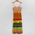 thumbnail image 5 of Hamburger Sleeveless Dress Loose Women's Dress Dresses Luxury Evening Dresses, 5 of 9