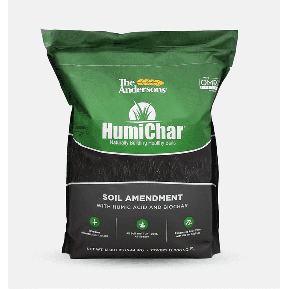 The Andersons HumiChar Organic Soil Amendment with Humic Acid and Biochar Covers 12,000 sq ft (12 lb)