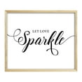 thumbnail image 1 of Darling Souvenir Let Love Sparkle Wedding Decor Sign, Calligraphy Party Print Sparkles Send Off Wedding Signage Print, 1 of 6