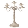 thumbnail image 1 of Antique 12 Distressed 5 Arm Metal Candelabra for Dining Room, Entryway, Kitchen and Vanity, 1 of 7