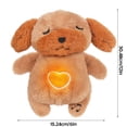 thumbnail image 4 of Soothe Snuggle Dog Plush, Soothing Breathing Dog Stuffed Animal for Anxiety Adults and Kids, Realistic Breathing Motion and Lights Music, 4 of 5
