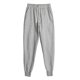thumbnail image 3 of Ceisia Men Solid Color Loose Casual Pants Elastic Waist Drawstring Sports Gift Work Trousers, 3 of 4