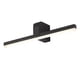 thumbnail image 1 of Luces de pared para baño Lámparas de espejo de baño LED negras Accesorio de iluminación de pared acrílico de metal para interiores 14w 60cm [Clase energética A++], 1 of 5