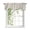 Beige, variant on Brown Gingham Tie Up Valances Curtain, Modern Minimalist White Line Grid Points Checkered Adjustable Rod Pocket Short Window Treatment Tie Up Curtains Valances for Kitchen Bathroom 54x18 Inches