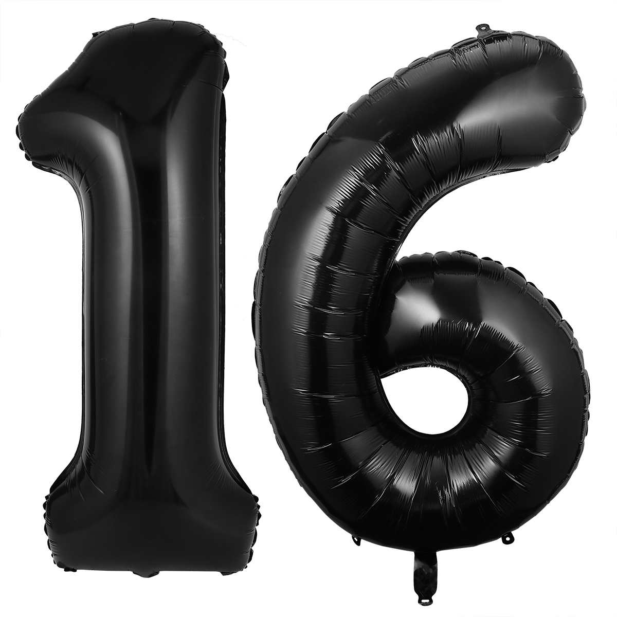 Etereauty 2pcs Aluminum Foil Balloons Number Design Balloons Party
