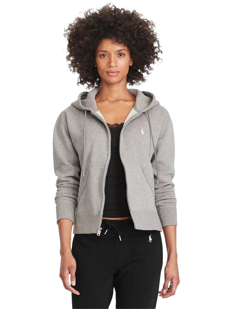 Polo Ralph Lauren Womens Full Zip Hoodie XS, Grey - Walmart.com