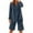Dark Gray, variant on hotojiny Women's 2 Piece Outfits Casual Long Sleeve Button down Shirt and Bermuda Shorts Tracksuit Matching Set for Beach Vaction