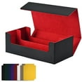 thumbnail image 2 of Boîte de Rangement pour Cartes à Collectionner, Étui pour Cartes, Rouge+noir, 2 of 5