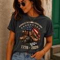 thumbnail image 3 of Veteran Of The United States Army 1776-2026 Shirt, USA 250th Anniversary Patriotic Veteran T Shirt, Military Boots American Flag Graphic Tee, 3 of 6
