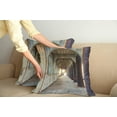 thumbnail image 3 of Ambesonne Urban Throw Pillow Cover 2 Pack, Corridor Concrete Rustic, 24", Purple Brown, 3 of 6