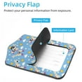 thumbnail image 3 of Square 2Pack PU Leather Alpaca Cruise Luggage Tag with Privacy Cover and Stainless Steel Ring - Suitable for Travel Handbags Backpacks Luggage Tags, 3 of 6