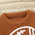 thumbnail image 5 of SUYIDA Boys Cable Knit Sweater ,Boys Autumn Winter Knitted Sweater Cute Rugby Style Embroidered Pullover Top Warm Soft Comfortable Cozy Casual Wear Kids, 5 of 6