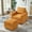 Yellow, variant on Accent Chair with Ottoman, Upholstered Reading Chair with Footrest, Living Room Modular Single Sofa with Storage, Deep Seat Armchair for Small Spaces, Yellow