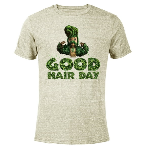 Marvel Studios I Am Groot Good Hair Day - Short Sleeve Blended T-Shirt for Adults - Customized-Yellow