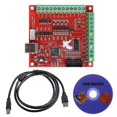 thumbnail image 1 of 4 Axis Cnc Breakout Board With Usb Cable Mach3 Interface Motion Controller, 1 of 5