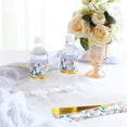 thumbnail image 4 of Efavormart 24 Pack White Pink Peony Floral Water Bottle Labels with Gold Trim, Waterproof Label Stickers, 4 of 10