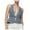 a-Blue8629, variant on Women Outerwear Vests Solid Color Denim Halter Vest Sleeveless Backless Tie Tank Top Deep V Neck Jean Vest Streetwear Casual Vests