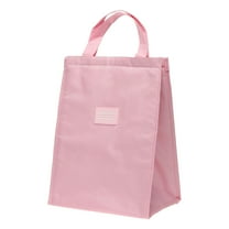 Insulated Lunch Bags, 10"x6"x13" Thermal Lunch Portable Containers Bag, Pink