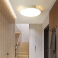 thumbnail image 3 of Lámpara de techo LED redonda simple para dormitorio, sala de estar, luz atmosférica, lámpara de techo, lámparas de pasillo de tres pruebas, 3 of 5