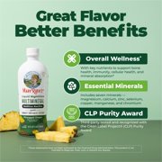 MaryRuth's Family Formulated Liquid Multimineral Supplement for Immune Hair Skin Bone Health, No Melatonin, Pineapple Dream Ages 1+, 32 fl oz