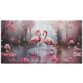 thumbnail image 2 of Flamingoes Lake Flowers 3 Ring Binders 1.5 inch Hardcover File Folders with Interior Pockets A4 Size Organizer for School Office Hospital Set of 2, 2 of 8