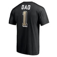 thumbnail image 3 of Men's Black Army Black Knights Number One Dad T-Shirt, 3 of 3