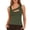 Army Green#25, variant on HAJWOH Womens Summer Cutout Tank Tops Sleeveless Shirts Ribbed Tanks Slim Fitted Y2K Basic Tee Shirt
