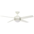 thumbnail image 1 of Hunter Fan Company Sonic 52 Inch Indoor Ceiling Fan with LED Light, White, 1 of 9