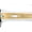 Black/Gold, variant on Tru Beauty 2-in-1 Hot Styling Brush, Ionic Tourmaline Barrel, 2 Heat Settings, Swivel Cord - Black/Gold