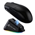 thumbnail image 1 of ATTACK SHARK G3PRO Mouse Inal&aacute;mbrico Gamer, Mouse Recargable con 3 Modos (Bluetooth/USB-C/2.4GHz), 25000DPI, Tasa de Sondeo 1000Hz Compatible con PC/Mac (Negro), 1 of 8