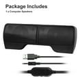 thumbnail image 2 of HLONK Computer Speakers for Laptop  Mini Clip-on Stereo Sound Bar USB Powered PC Speaker with Surround Bass  Volume Control  3.5mm Aux Wired Speaker for Desktop Monitor Notebook Tablets S, 2 of 8